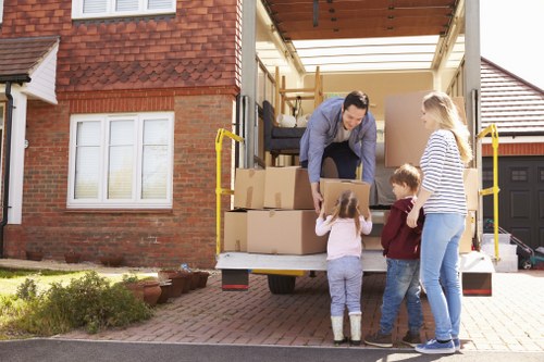 Shoreditch Removals team preparing items safely during a move