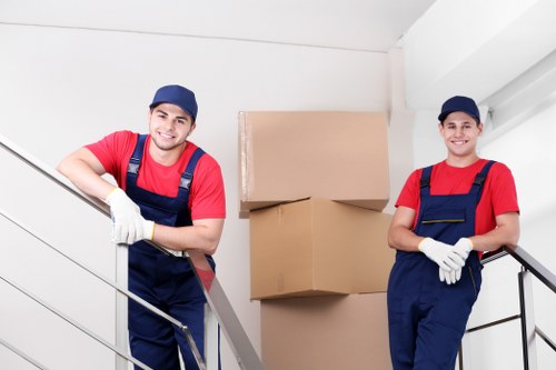 Careful packing materials prepared for home moves in Shoreditch