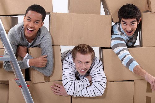 Packed moving van ready for a Shoreditch relocation