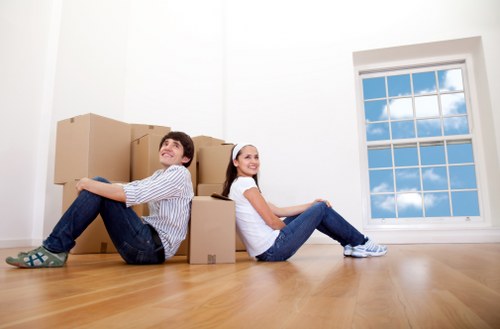 Business move using a removal truck hire service in Shoreditch