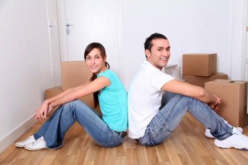 Office access and loading coordination during a Shoreditch move