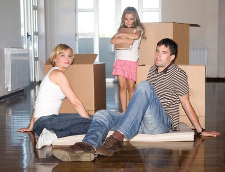 Boxes and furniture prepared for urgent Shoreditch relocation